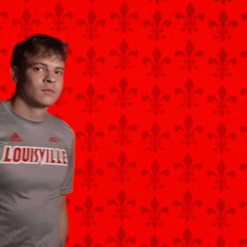 Track Field Go Cards GIF by Louisville Cardinals