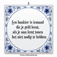 Spreuk Geld GIF by Tegelspreuken.nl