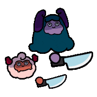 Knife Danger Sticker