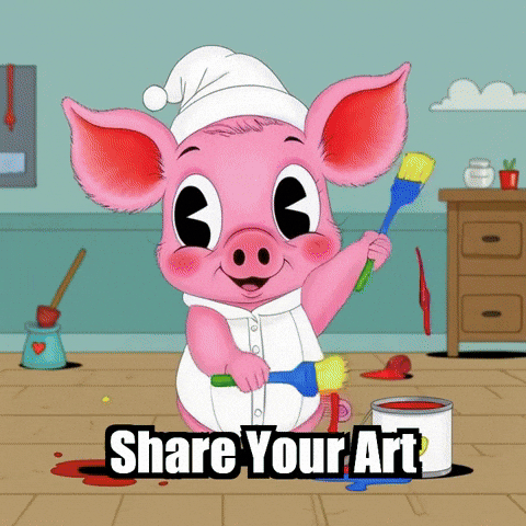 Joy Sharing GIF by The Pigasso