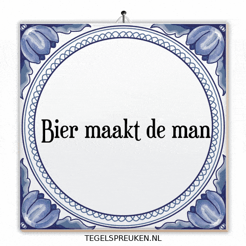 Bier Wijsheid GIF by Tegelspreuken.nl