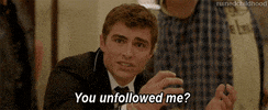social media unfollow GIF