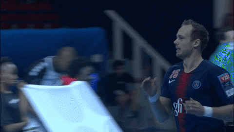 champions league sport GIF by Paris Saint-Germain Handball
