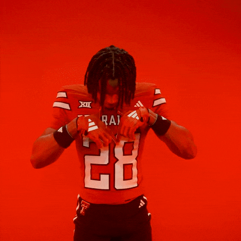 Braylan Mcdonald GIF by Texas Tech Football