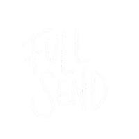 Lettering Send It Sticker