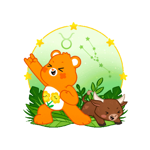 Happy Zodiac Sign Sticker by Care Bear Stare!