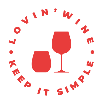 lovinwine love hearts wine loving Sticker