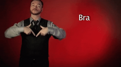 sign language bra GIF by Sign with Robert
