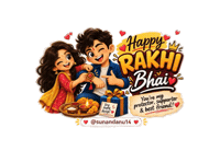 Raksha Bandhan Love Sticker