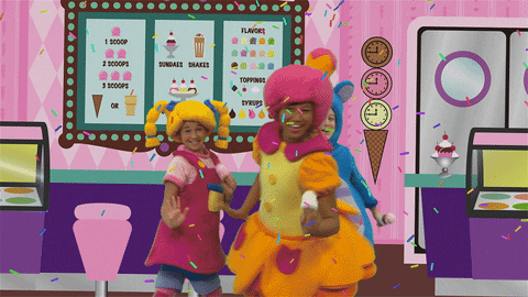 Happy Ice Cream GIF by Mother Goose Club
