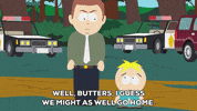 butters stotch woods GIF by South Park 
