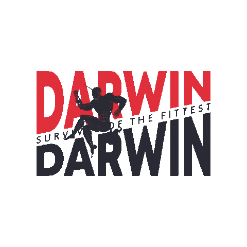 Darwin Sticker by Wangan