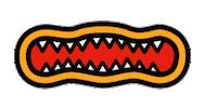 face slither Sticker by ShowtheMonster