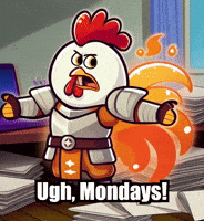 Mondays Ugh GIF by Zorooster