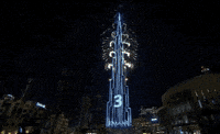fireworks dubai new years happy new years GIF