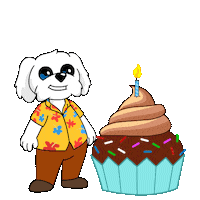 Happy Birthday Sticker by BoDoggos