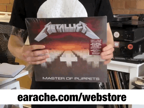 Master Of Puppets Metallica GIF by Earache Records