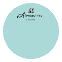 AlexandersMarkethill new green circle collection Sticker