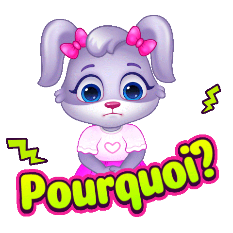 I Mean Why French Sticker by Lucas and Friends by RV AppStudios