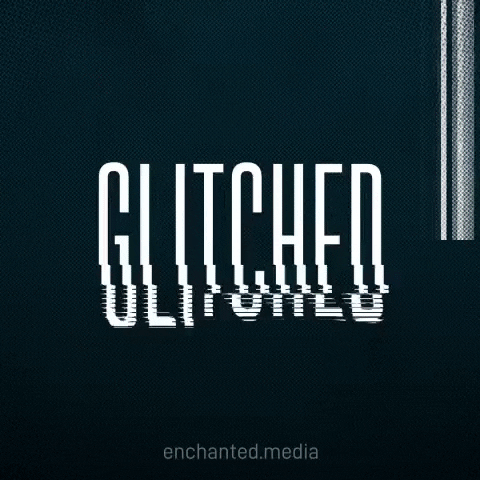 EnchantedMedia giphyupload animation glitch text GIF