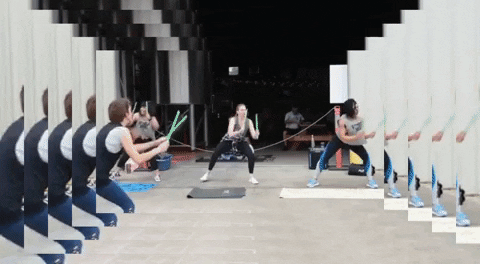 TheJRochelle workout pound up and down ripstix GIF
