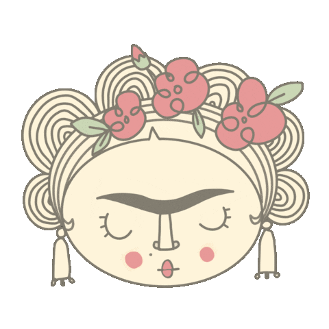 oshinsingh30 makeup flowers serene hairstyle Sticker