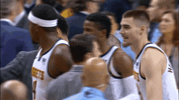 Denver Nuggets Hug GIF by NBA