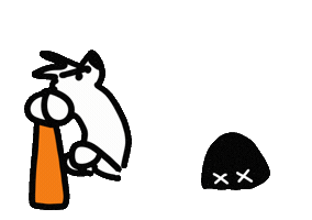 Dog Hit Sticker