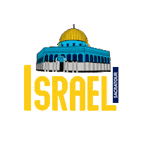 Jesus Israel Sticker by Sacratour