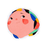 pdohk girl logo pdohk Sticker