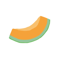 Cantaloupe Sticker