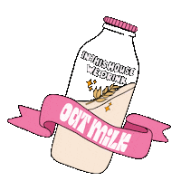 Oat Milk Vegan Sticker