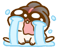 Sad Cry Sticker