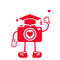 Love It Heart Sticker by Guelph Grad Photos