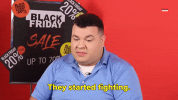 They Started Fighting