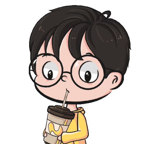 the_nyrel giphyupload coffee drink chill Sticker