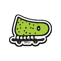 Happy Lets Go Sticker