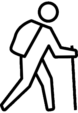 Hiking Hike Sticker by RabbitFuel