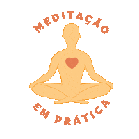 Meditando Sticker by Daiane D' Agostini