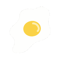 Fried Egg Morning Sticker