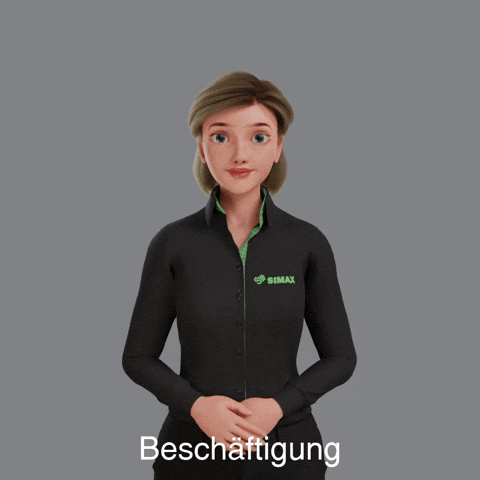 Avatar Gebärdensprache GIF by Sign Time - SiMAX