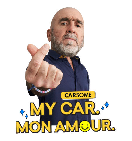 Eric Cantona Football Sticker by CarsomeMY