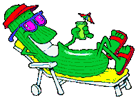 Relax Pickle Sticker