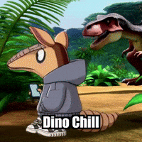 Pop Culture Dinosaurs GIF by Chillo Dillo