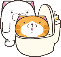 Cat No Sticker by MochiDad