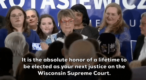 Wisconsin Supreme Court GIF by GIPHY News