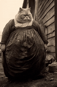 cursejourney spinning cat standing cat cat spinning cursejourney GIF