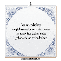 Teamwork Respect Sticker by Tegelspreuken.nl