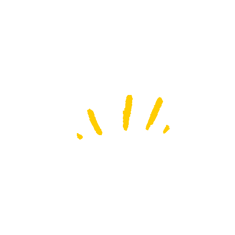 Yellow Line Wow Sticker