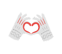 E-Distribuzione love heart hands energia Sticker
